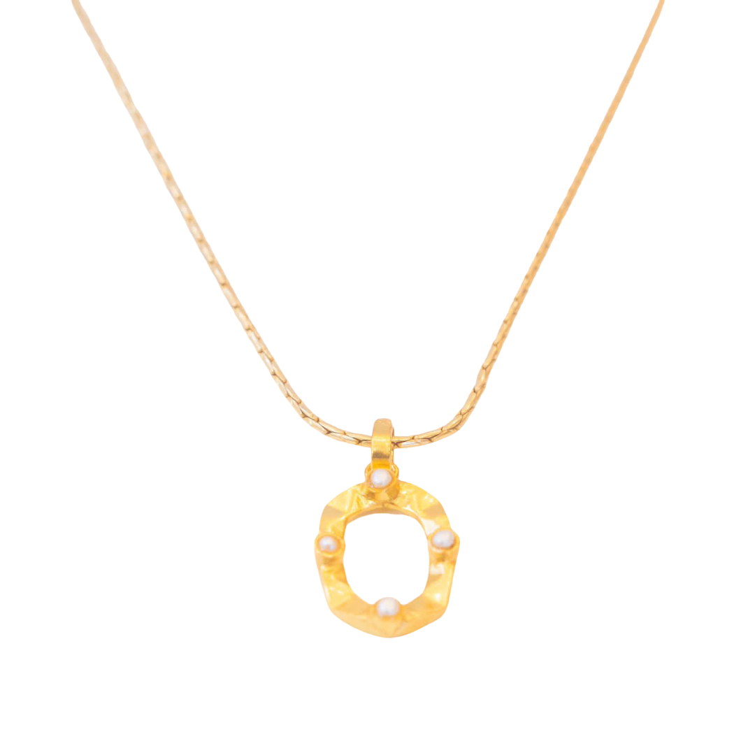 Sasha 18 Inches Necklace with Pendant (Freshwater Pearl)