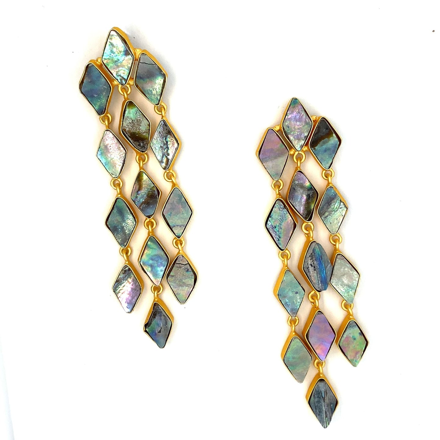 Adamas (Abalone Shell) Statement Earrings