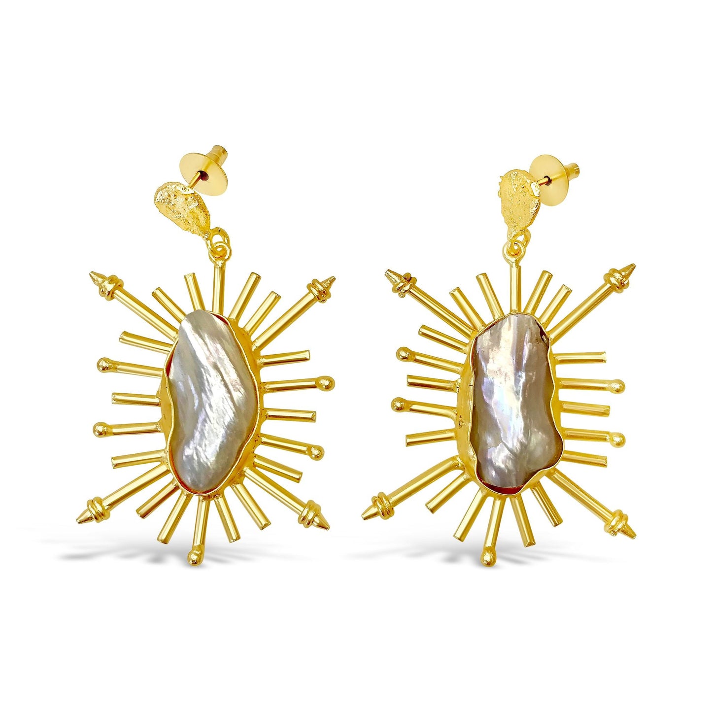 Koko (Baroque Pearl) Statement Earrings