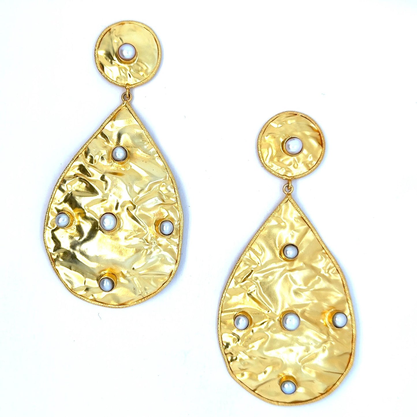 Nola (Freshwater Pearl) Statement Earrings