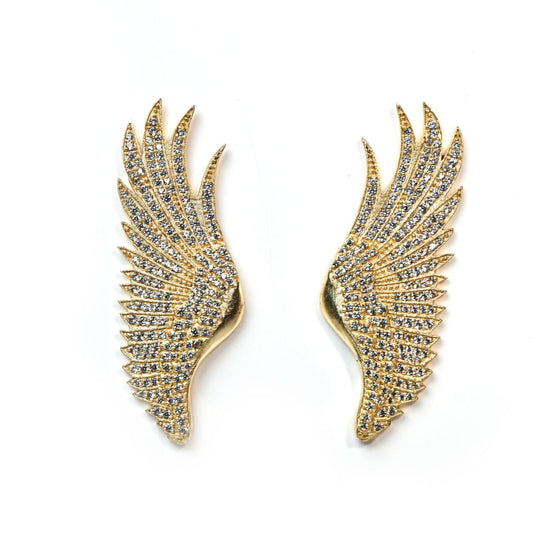 Venus (White CZ) Statement Earrings