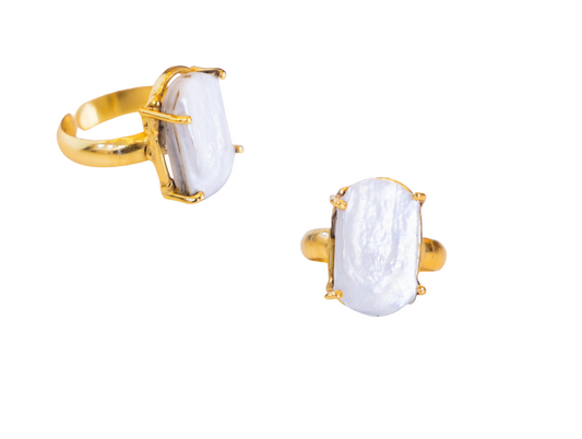 Single Pearl Large Ring (Claw)
