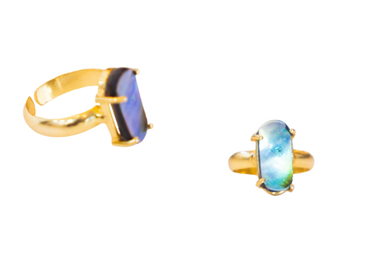 Single Abalone Shell Ring (Claw)