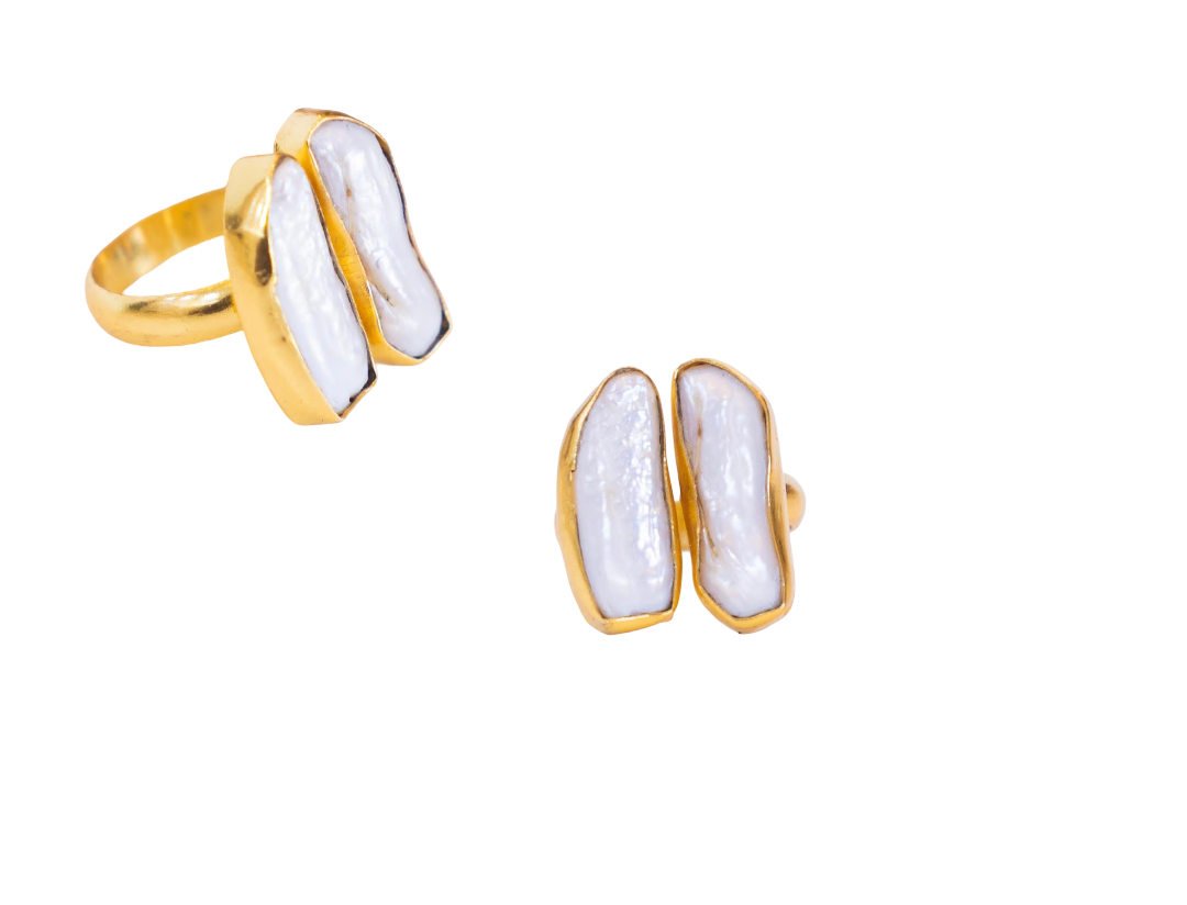 Double Pearl Ring (Collar)