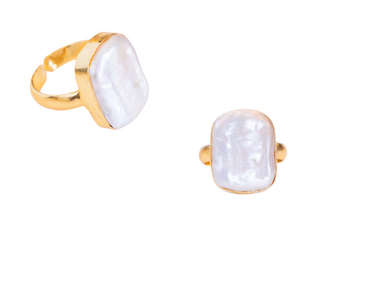 Single Pearl Large Ring (Collar)