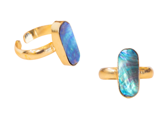 Single Abalone Shell Ring (Collar)