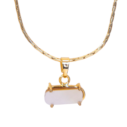 Vikki Pendant & 18 Inch Chain (Mother of Pearl Claw)