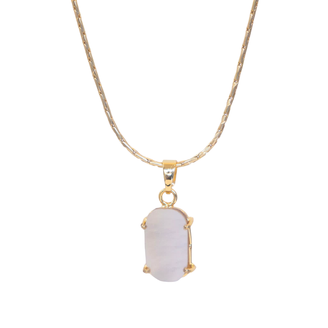 Vinni Pendant & 18 Inch Chain (Mother of Pearl Claw)