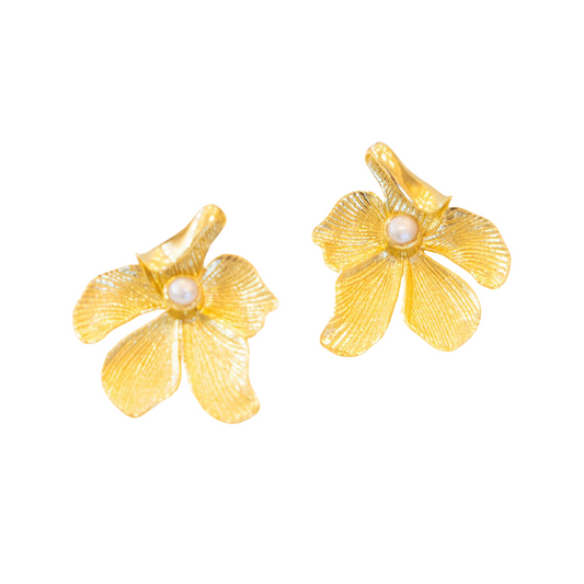 Subu (Freshwater Pearl) Statement Earrings