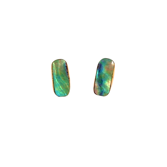 Charlotte - 1 Tier (Abalone Shell) Statement Earrings
