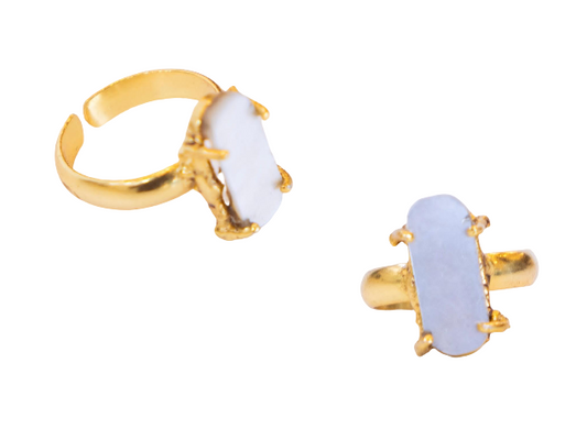 Single Mother of Pearl Ring (Claw)