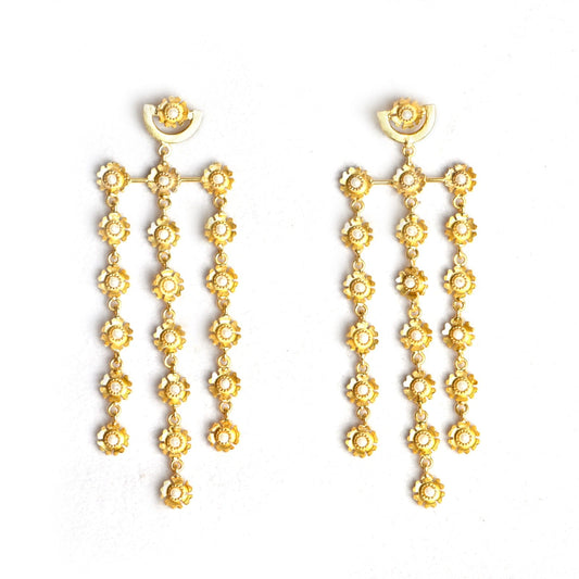 Waterfall (Pearl) Statement Earrings