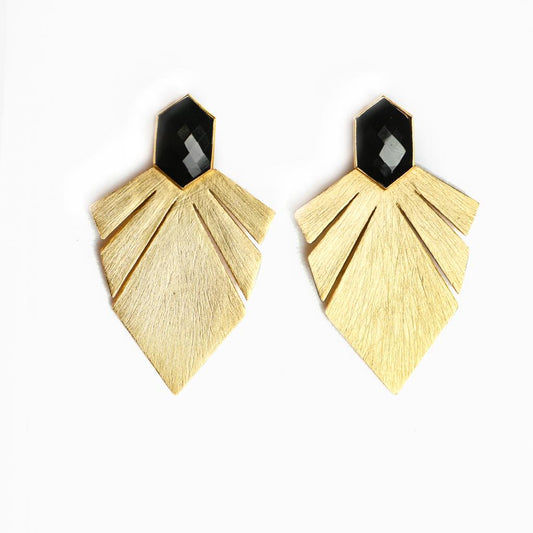 Wonder Women (Black Onyx) Statement Earrings