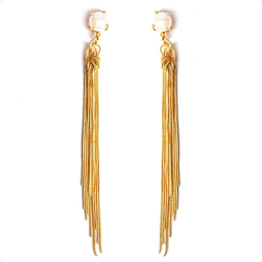 Diva Pearl (Freshwater Pearl Claw) Statement Earrings